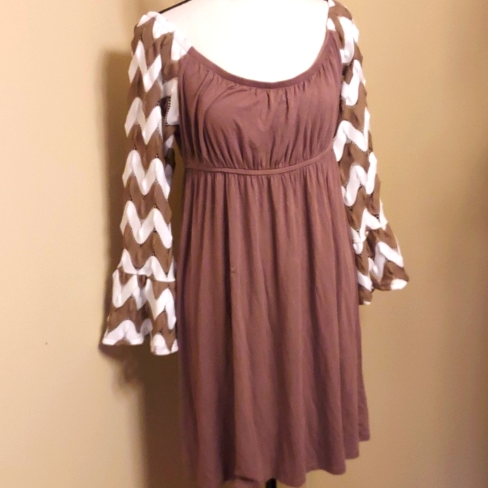 Vava by Joy Han Mocha Brown Tunic